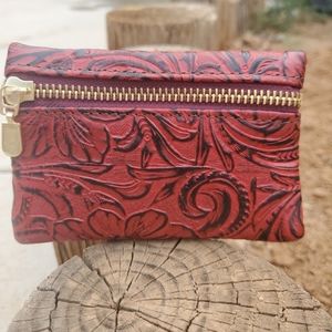 Leather coin purse